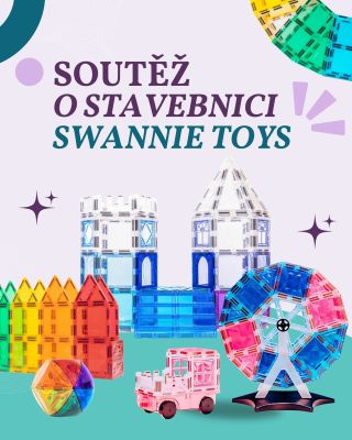 SOUTĚŽ UKONČENÁ! 🎉 Soutěž o magnetickou stavebnici Swannie Toys! 🎉 Máte doma malého stavitele? Rádi byste mu udělali...