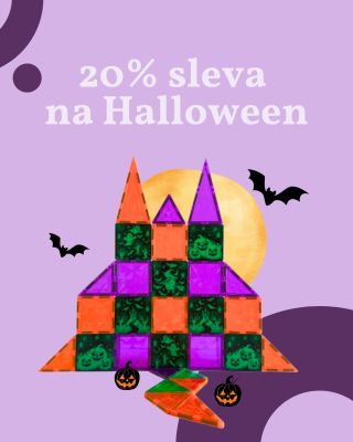 O 20 % levnější způsob, jak si doma zachránit večer? Ano, prosím. 😄 Halloween edice magnetické stavebnice je tu se slevou...